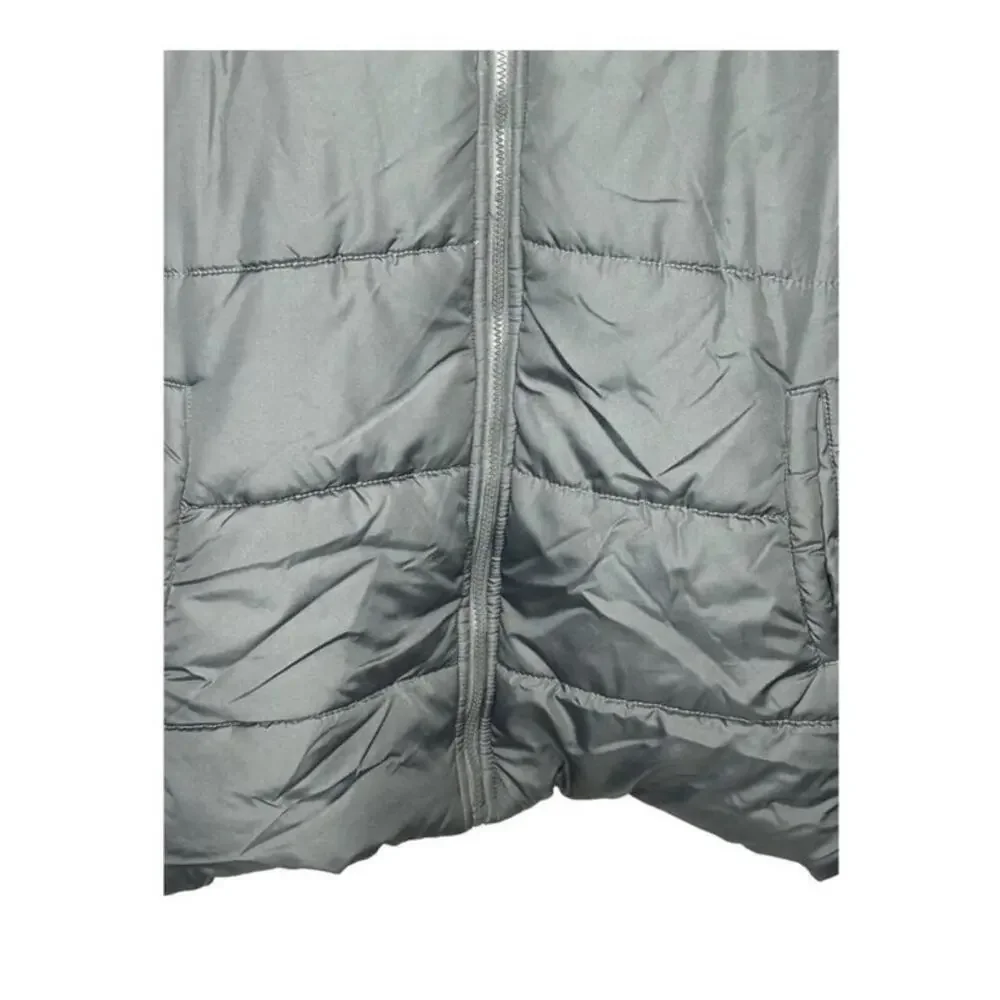 Apple Bottoms Men's Oversized Puffer Parka Fur Hood 1X Tall Y2K Streetwear